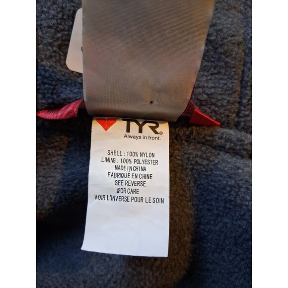 TYR Alliance Team size Medium Parka Swimming Fleece Long Gorpcore Cozy Jacket - Picture 8 of 13